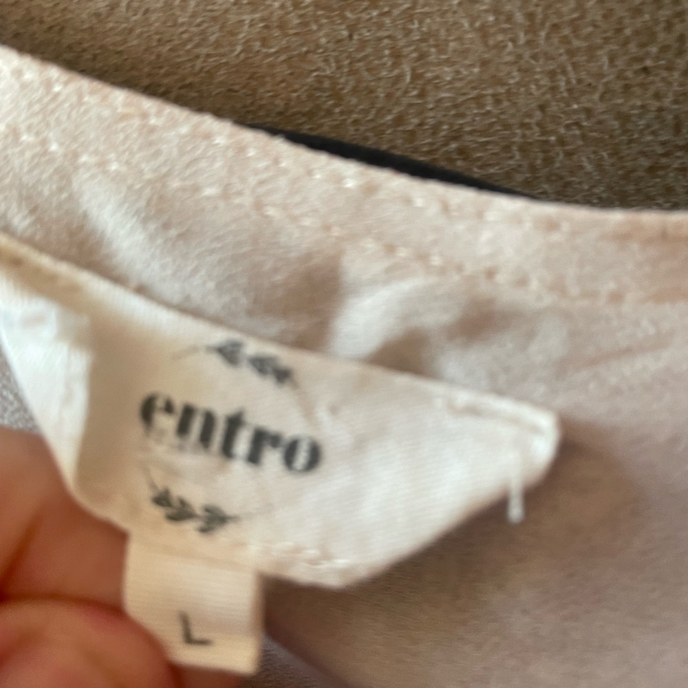Entro top snakeskin L